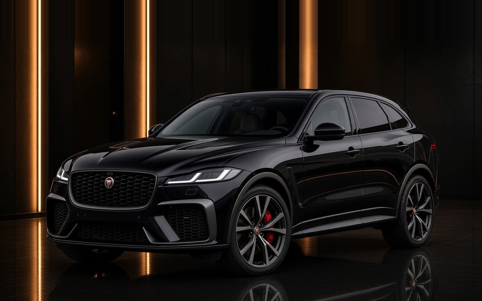 Jaguar F-PACE SVR rental catalogue image — DreamRides Dubai