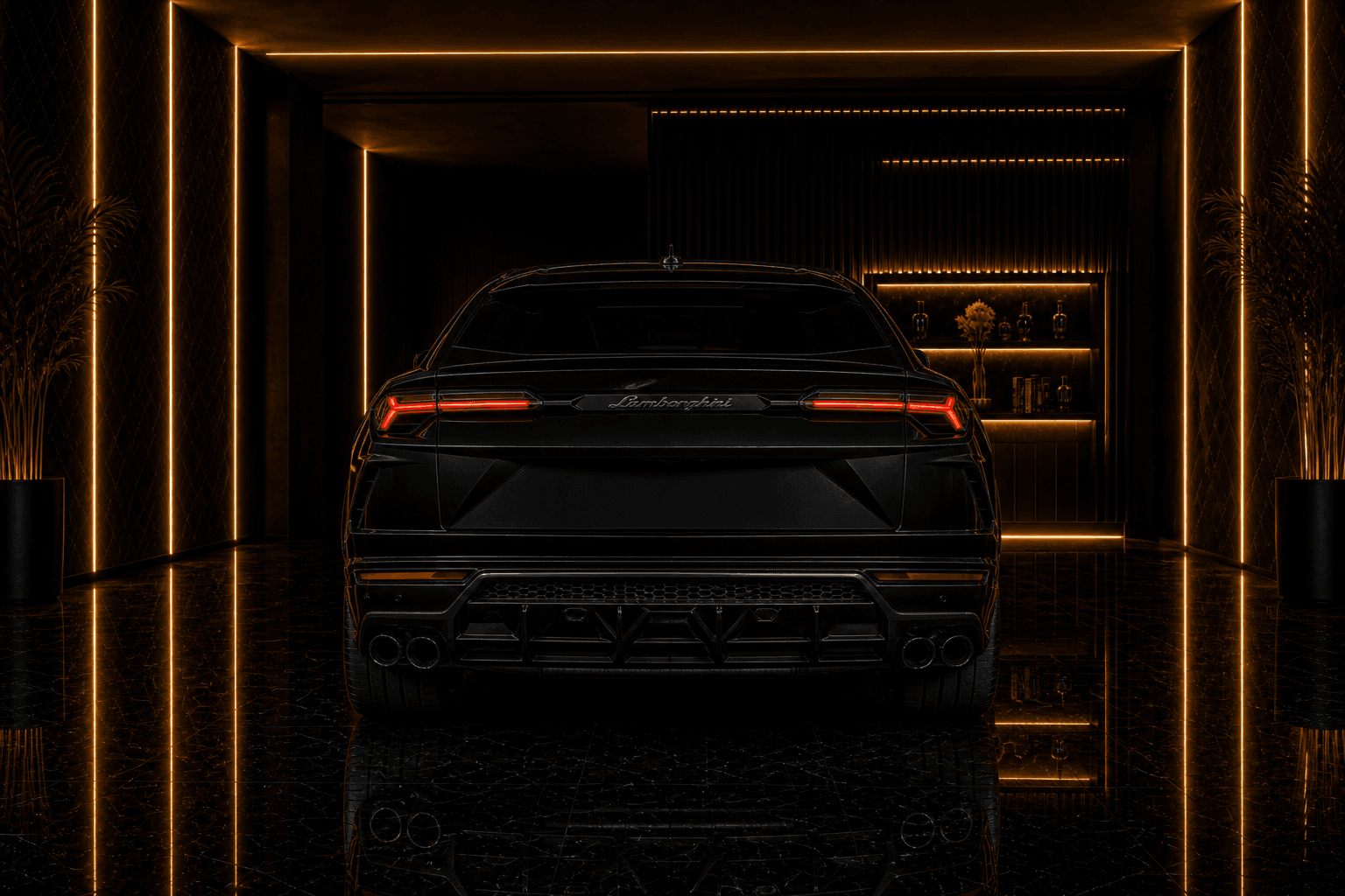 Lamborghini Urus urus angle rear