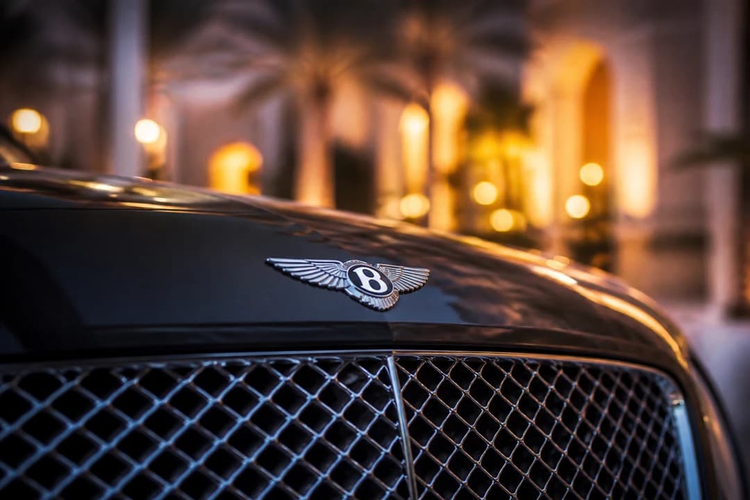 Bentley grille detail for anniversary weekend luxury car rental Dubai GT identity