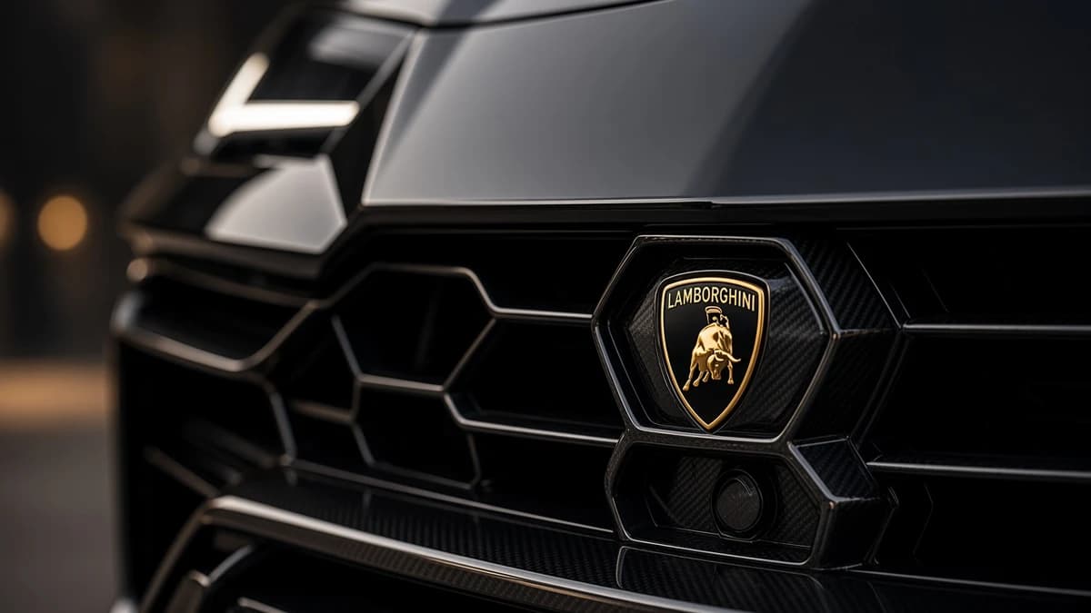 Lamborghini Urus S Y-shaped headlight and hexagonal grille detail for Lamborghini Urus S rental price Dubai identity