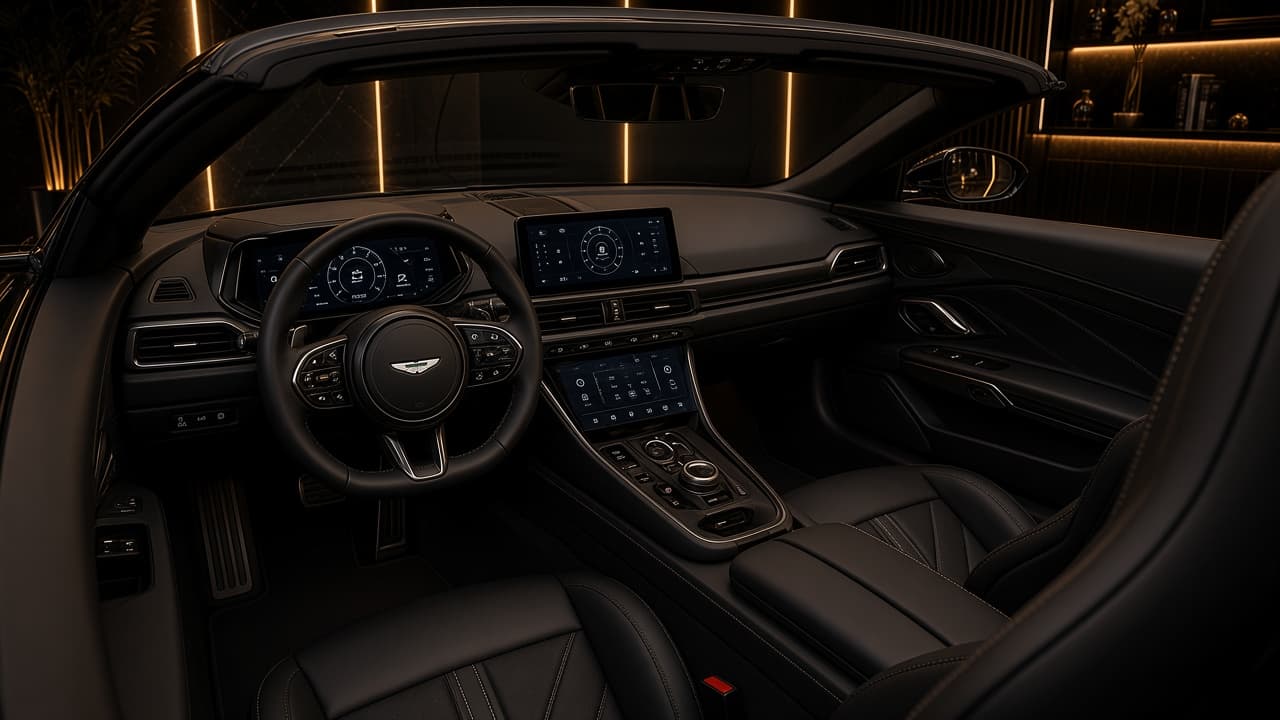 Aston Martin Vanquish Volante vanquish volante interior cockpit