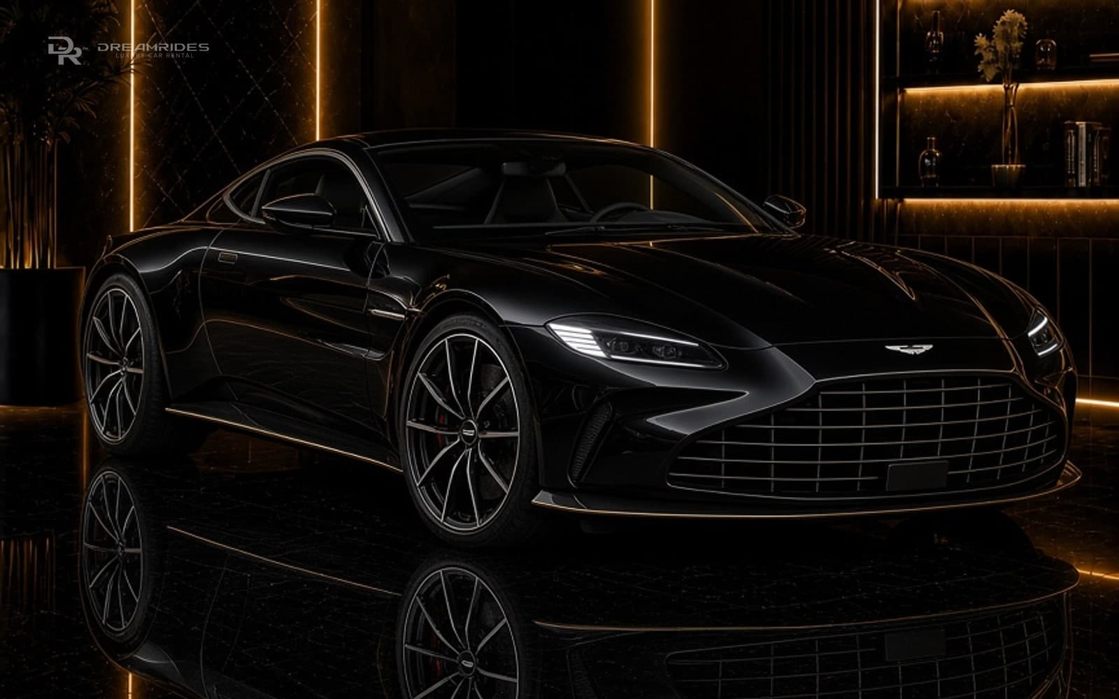 Aston Martin Vantage luxury car rental in Dubai