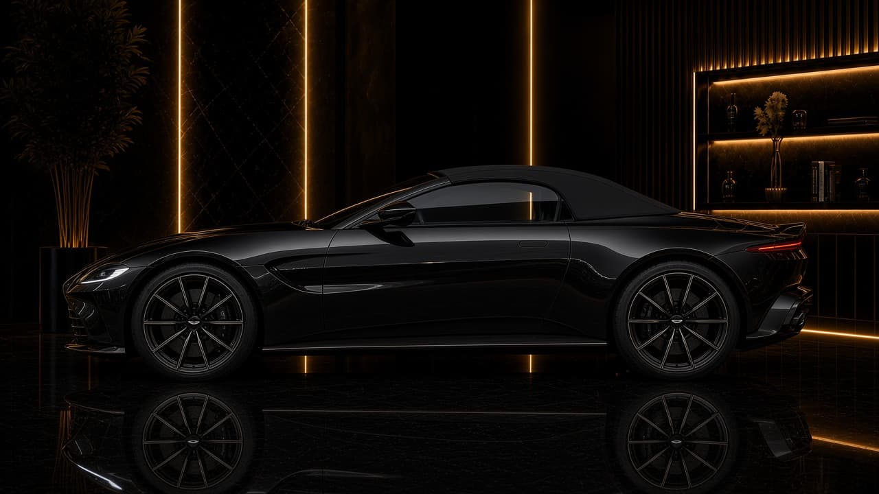 Aston Martin Vantage Roadster vantage roadster angle side profile
