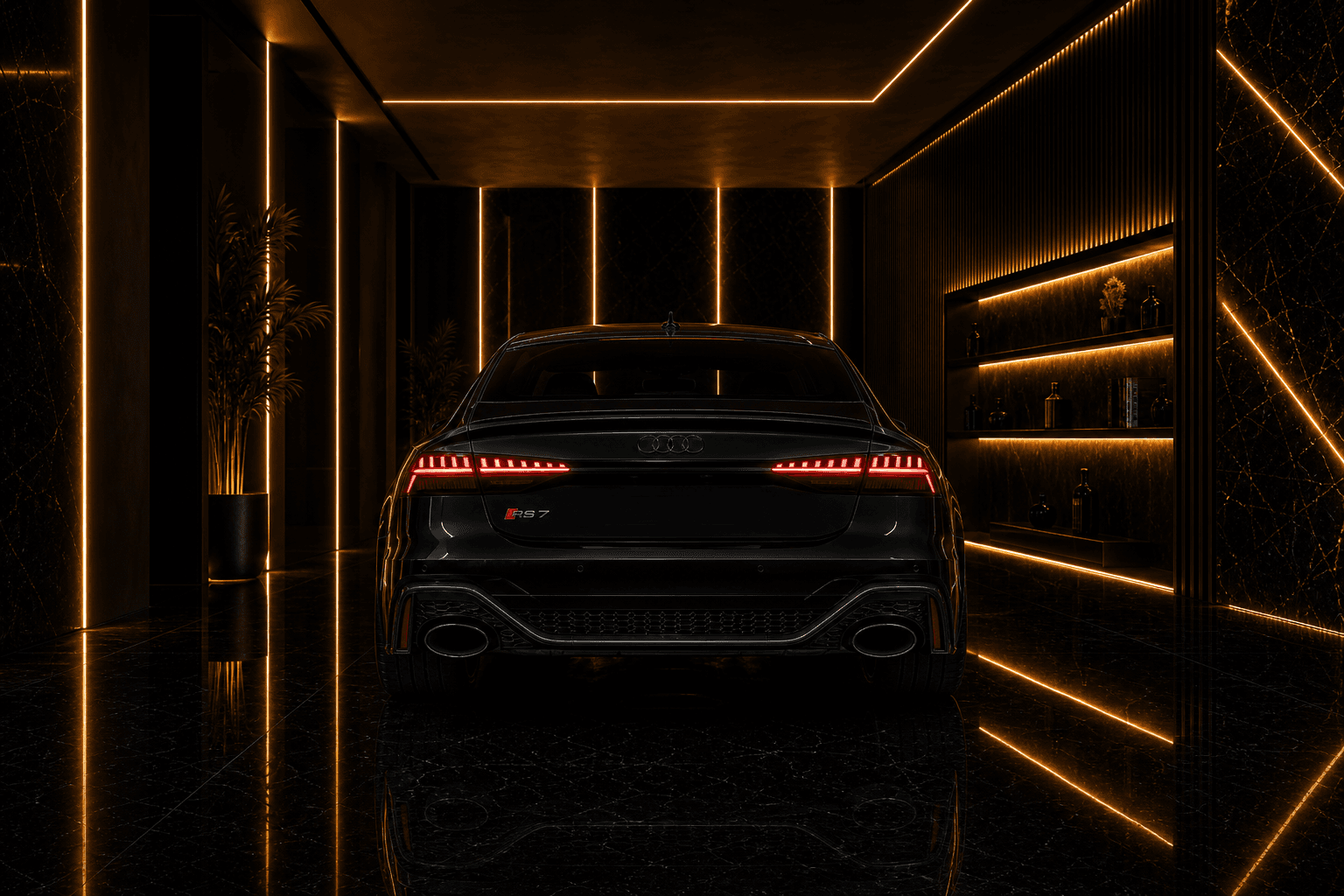 Audi RS7 rs7 angle rear
