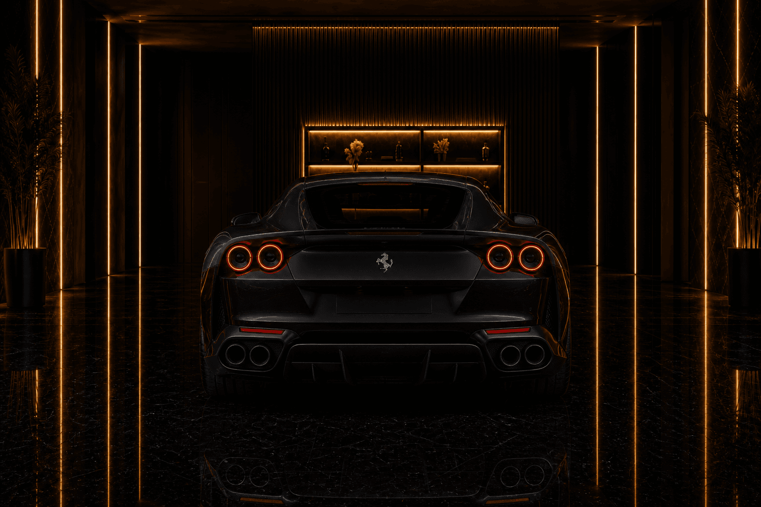Ferrari 812 Superfast 812 superfast angle rear