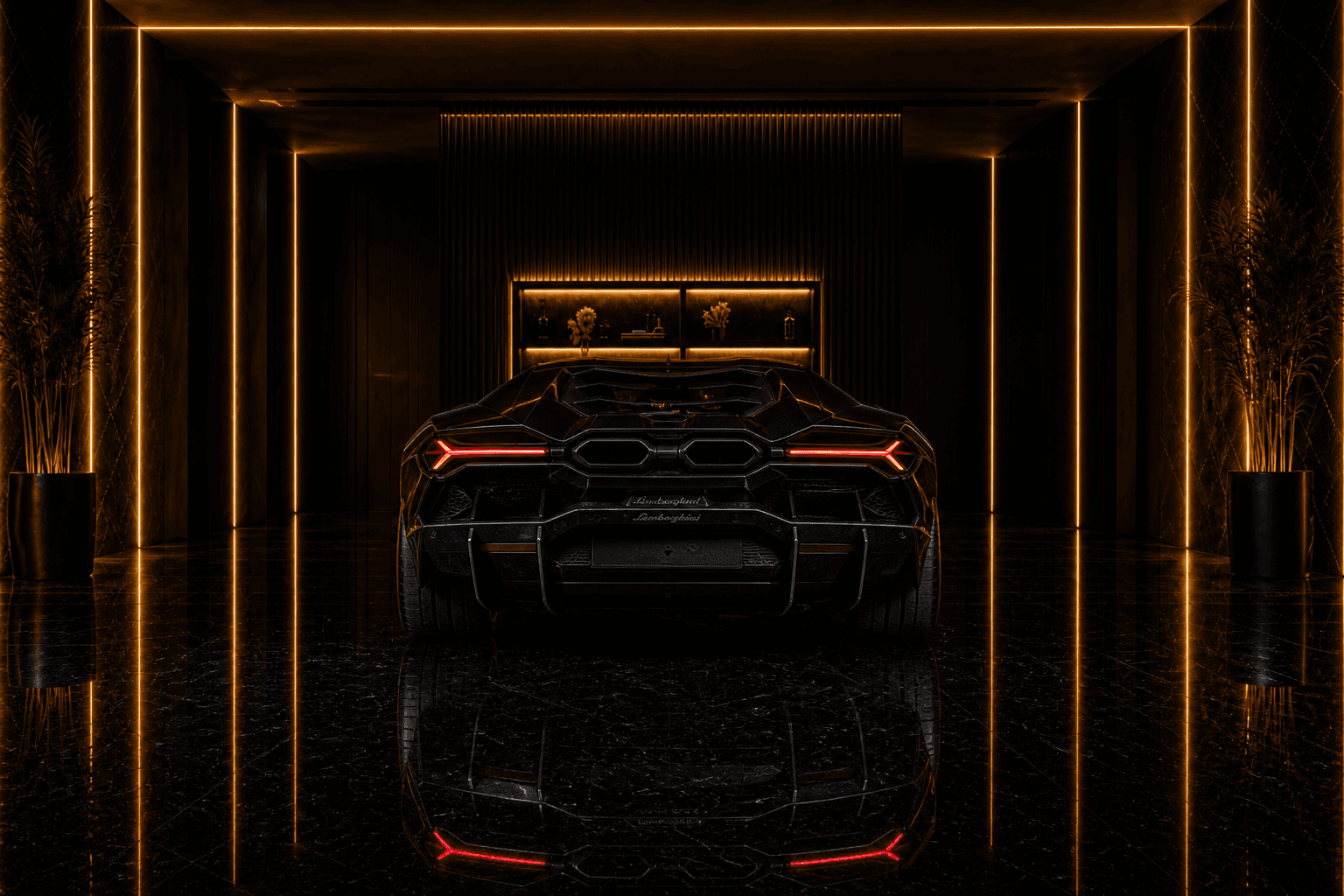 Lamborghini Revuelto revuelto angle rear