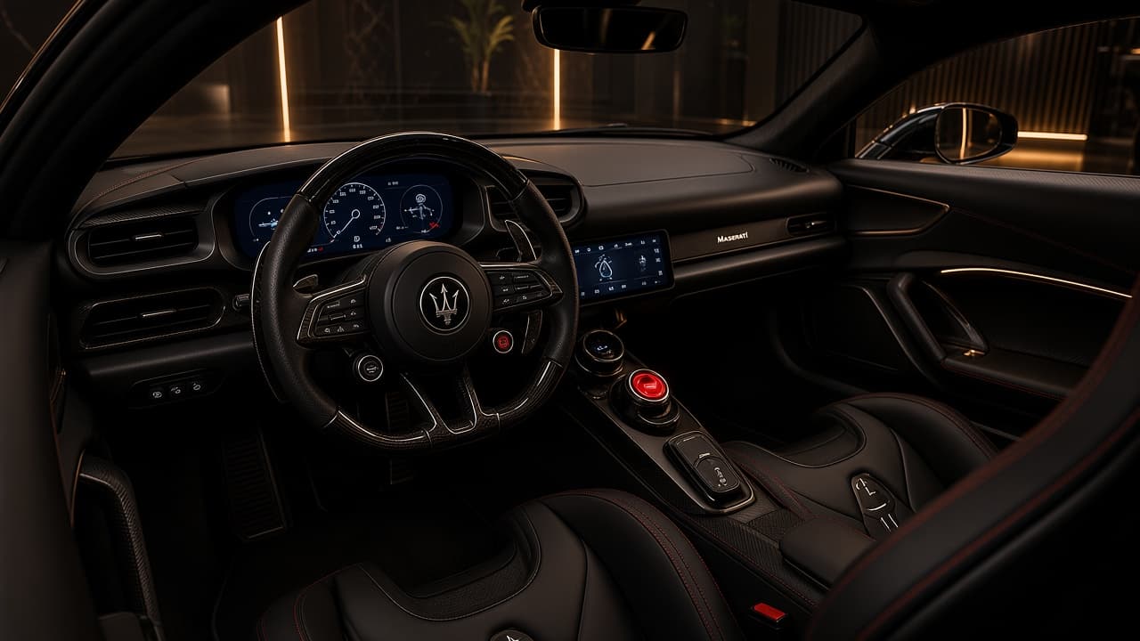 Maserati Mc20 mc20 interior cockpit