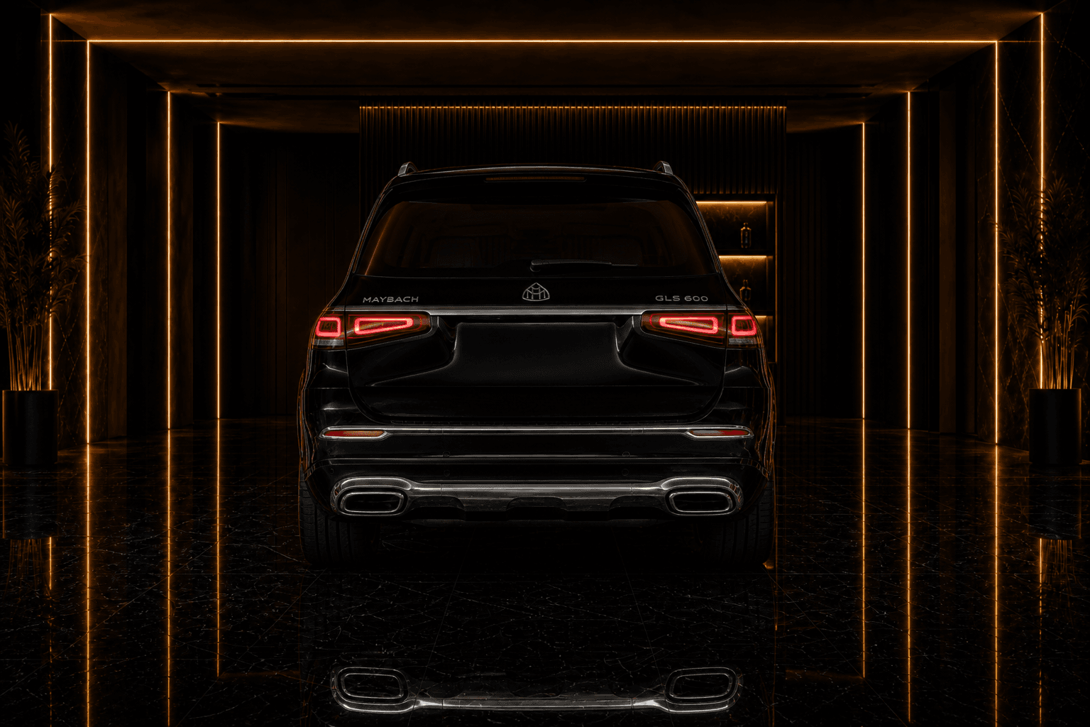 Maybach GLS 600 gls 600 angle rear