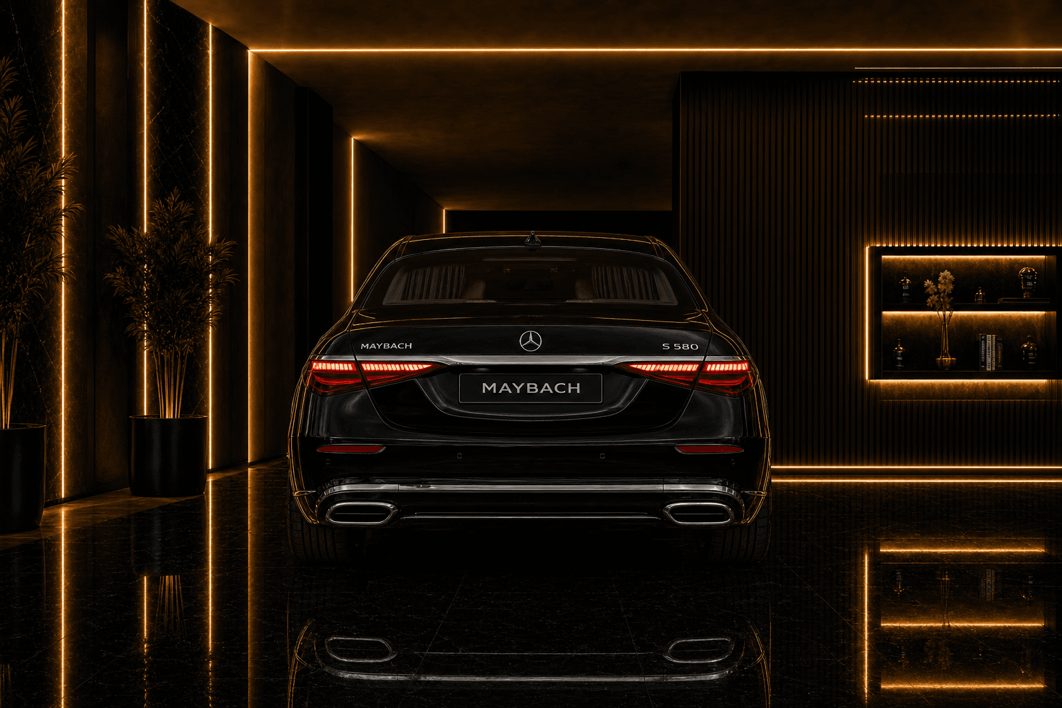 Maybach S580 s580 angle rear
