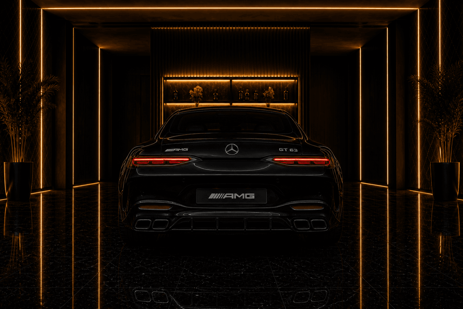 Mercedes-Benz GT 63 Coupe gt 63 coupe angle rear