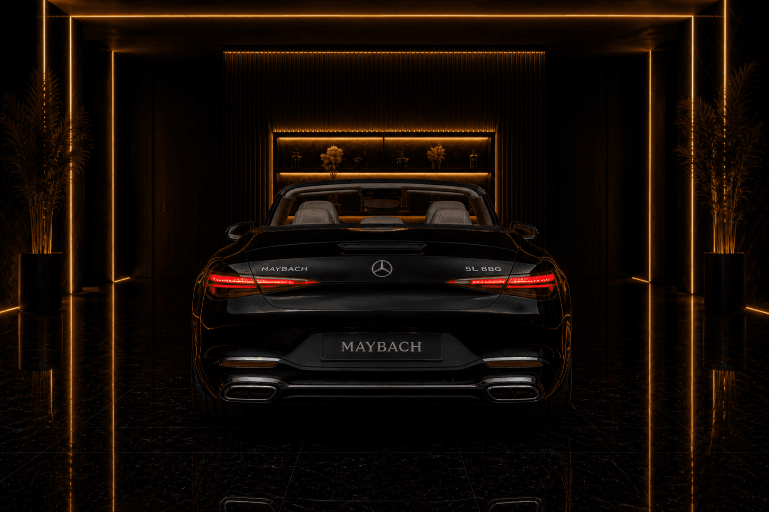 Mercedes-Benz Maybach SL 680 Monogram Series mercedes maybach sl 680 monogram series angle rear