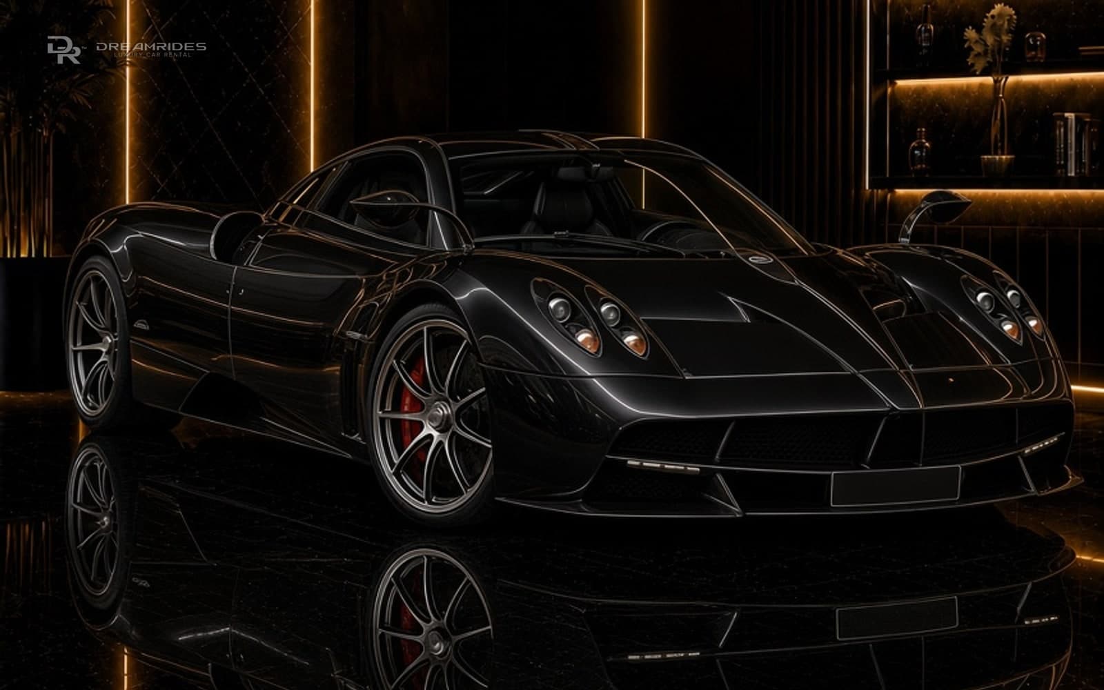 Pagani Huayra rental catalogue image — DreamRides Dubai