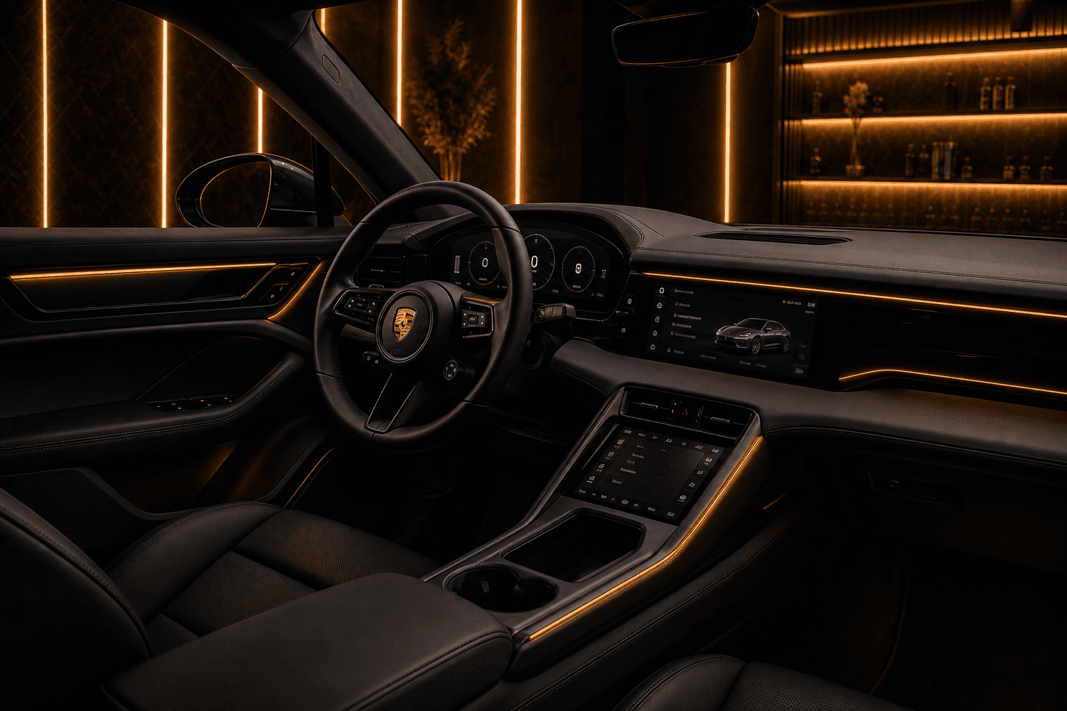 Porsche Cayenne Electric cayenne electric interior cockpit
