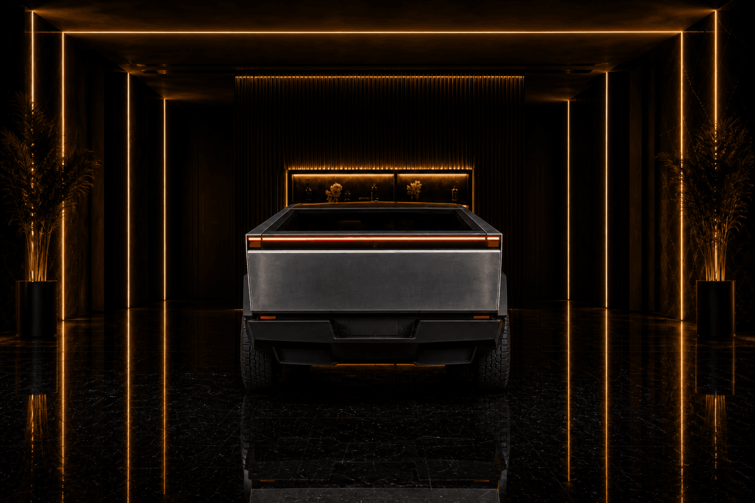 Tesla Cyberbeast cyberbeast angle rear