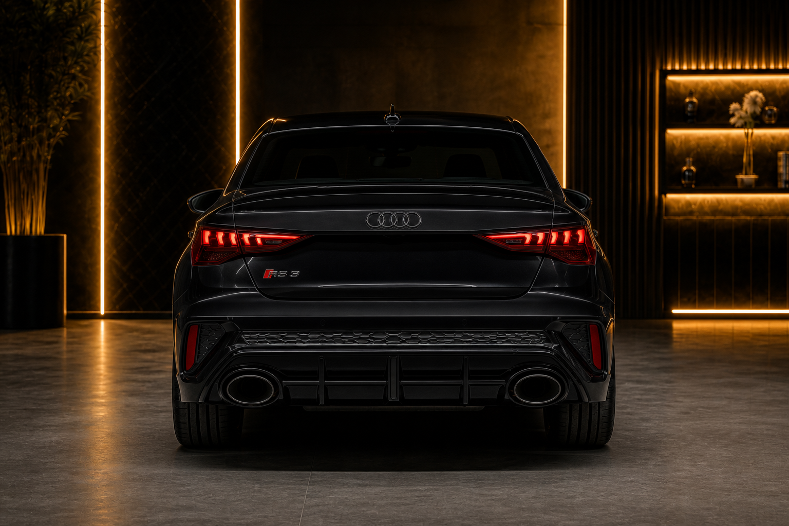 Audi RS3 Coupe rs3 coupe angle rear