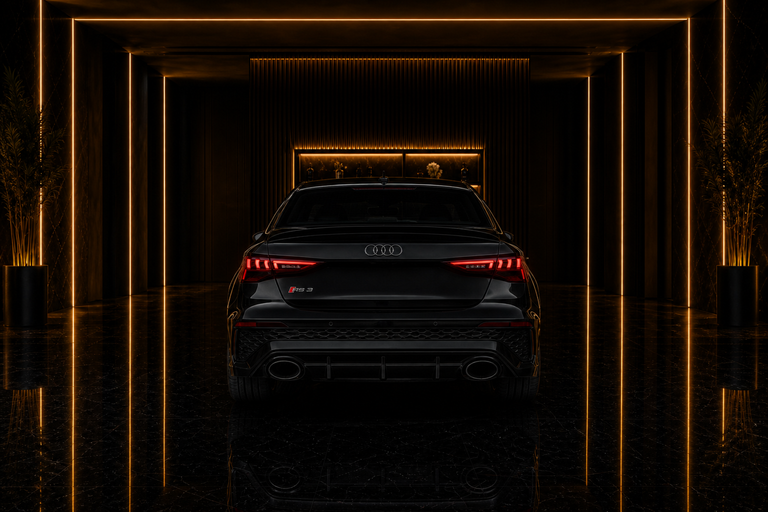 Audi RS3 Sedan rs3 sedan angle rear