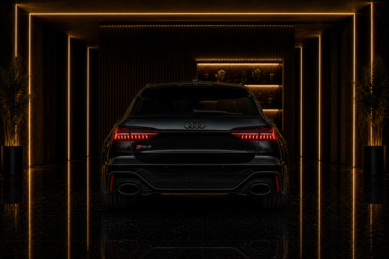 Audi RS6 rs6 angle rear