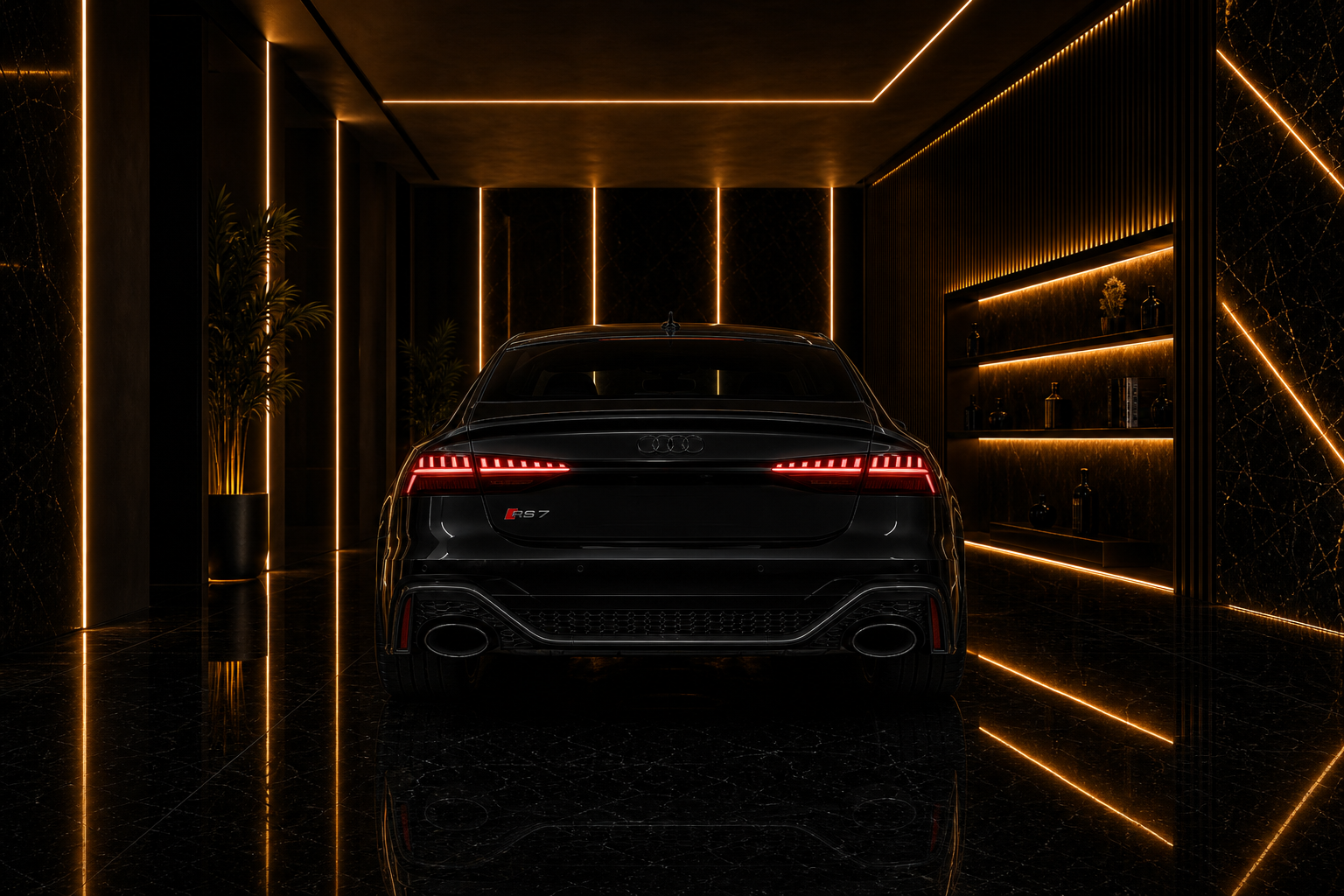 Audi RS7 rs7 angle rear