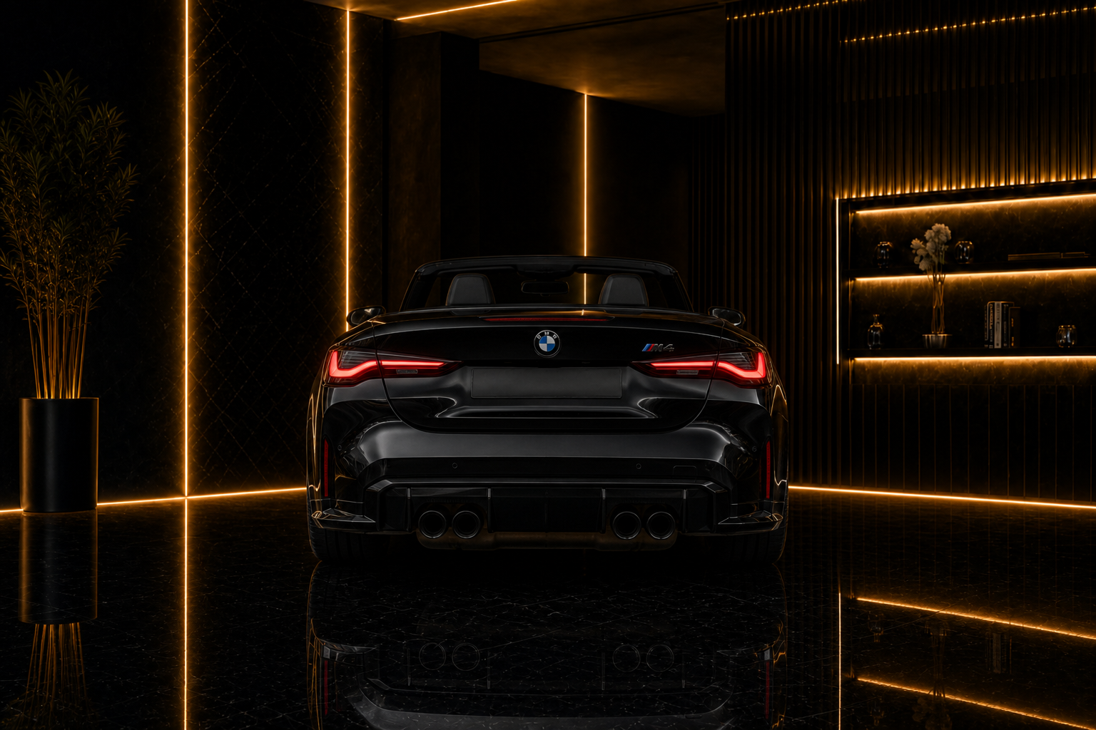 BMW M4 Convertible m4 convertible angle rear