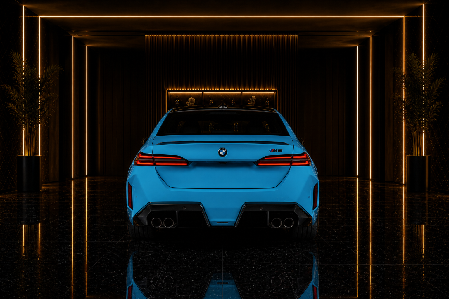 BMW M5 2025 m5 angle rear