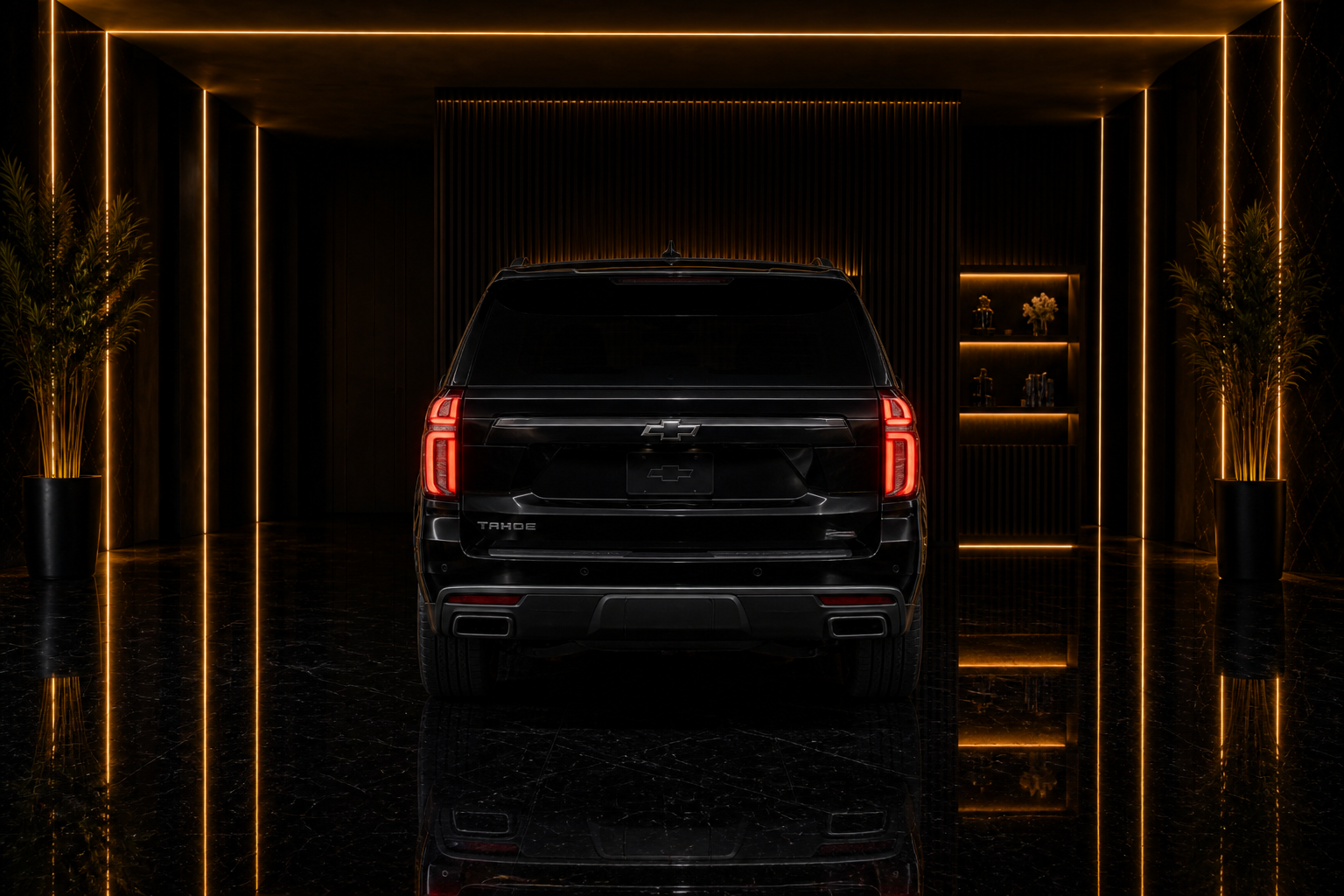Chevrolet Tahoe tahoe angle rear