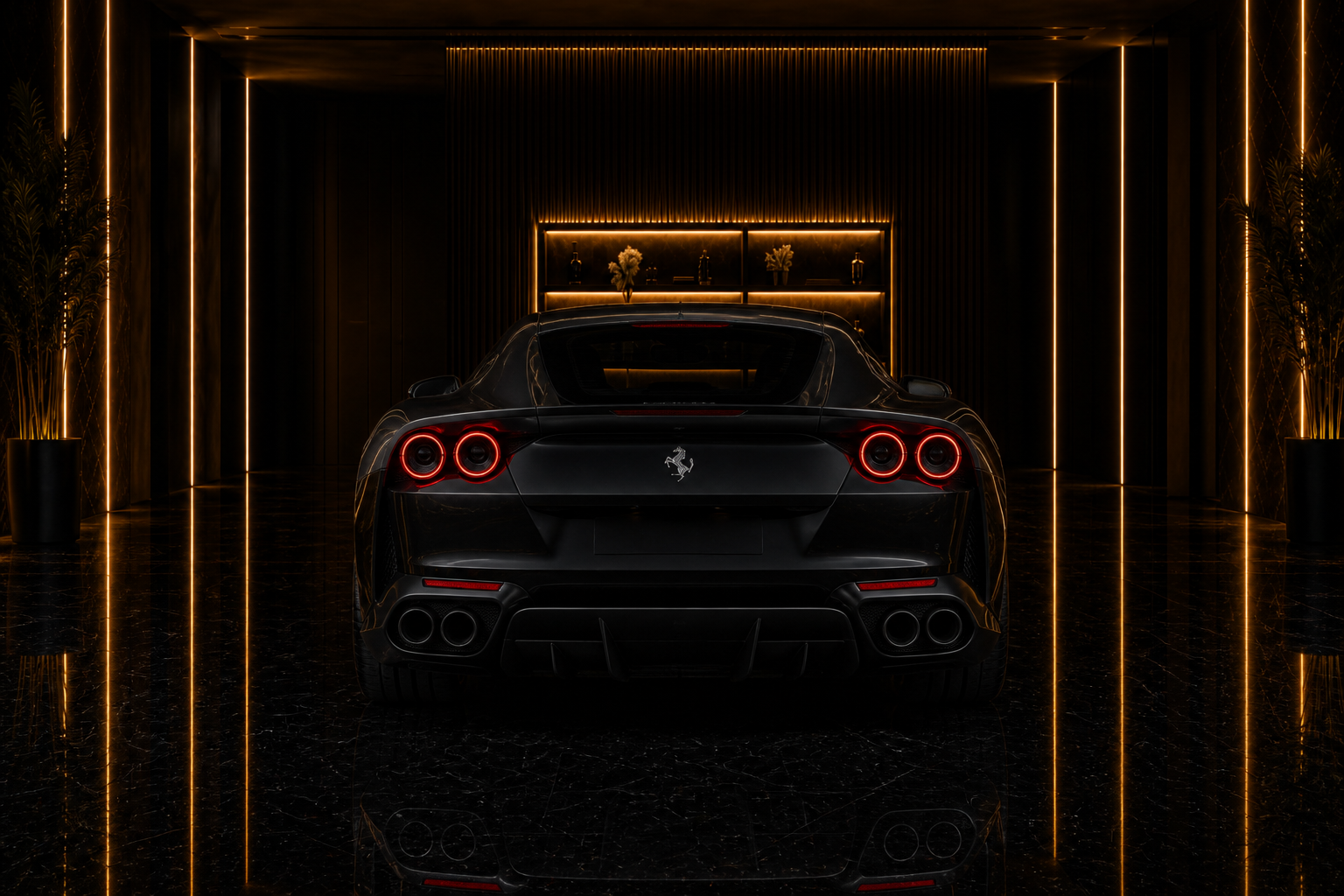 Ferrari 812 Superfast 812 superfast angle rear