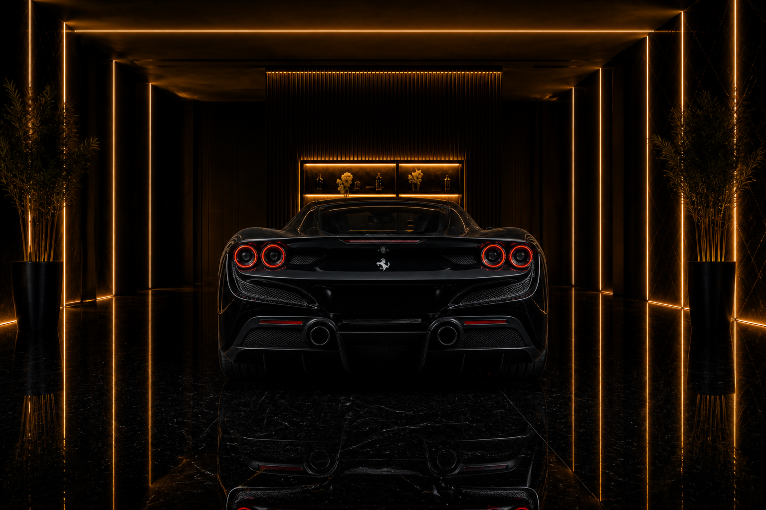 Ferrari F8 Tributo f8 tributo angle rear