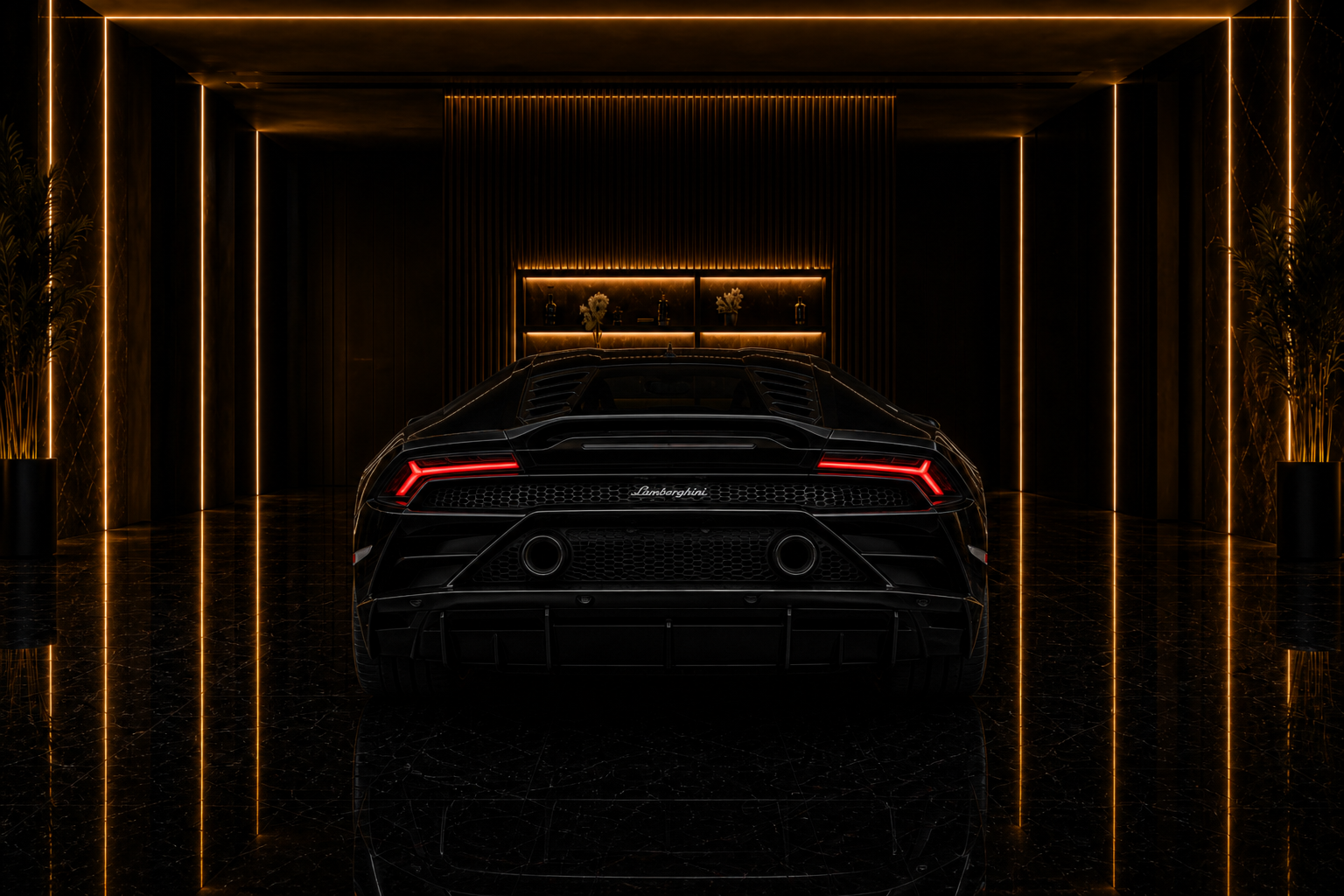Lamborghini Huracan EVO Coupe huracan evo coupe angle rear