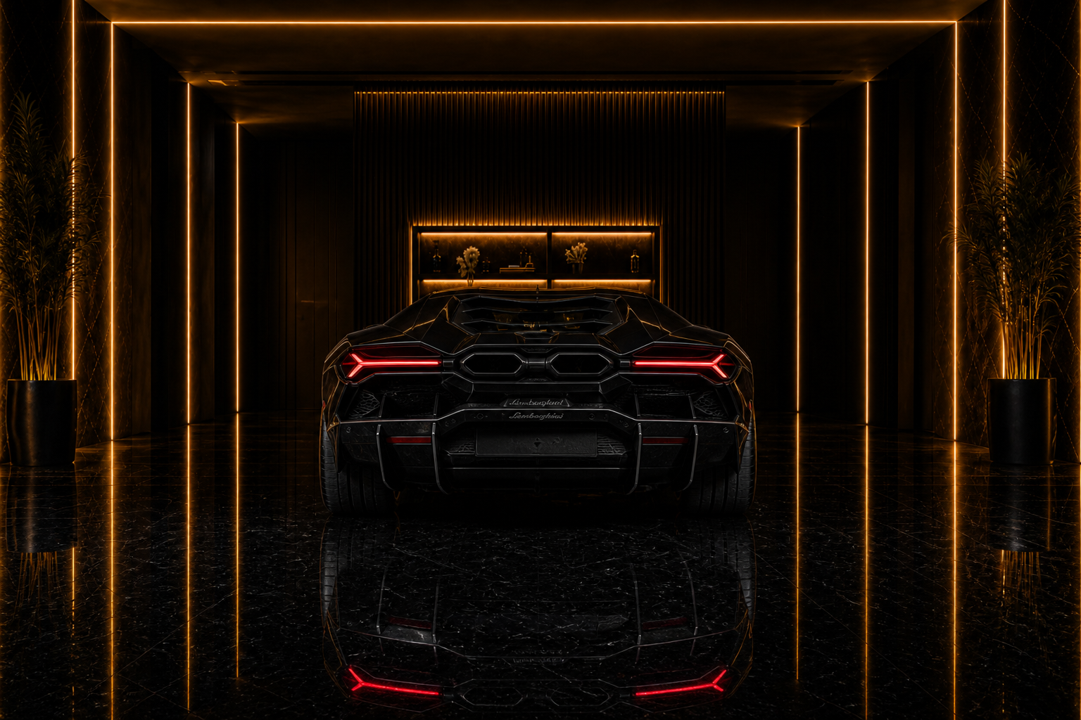 Lamborghini Revuelto revuelto angle rear
