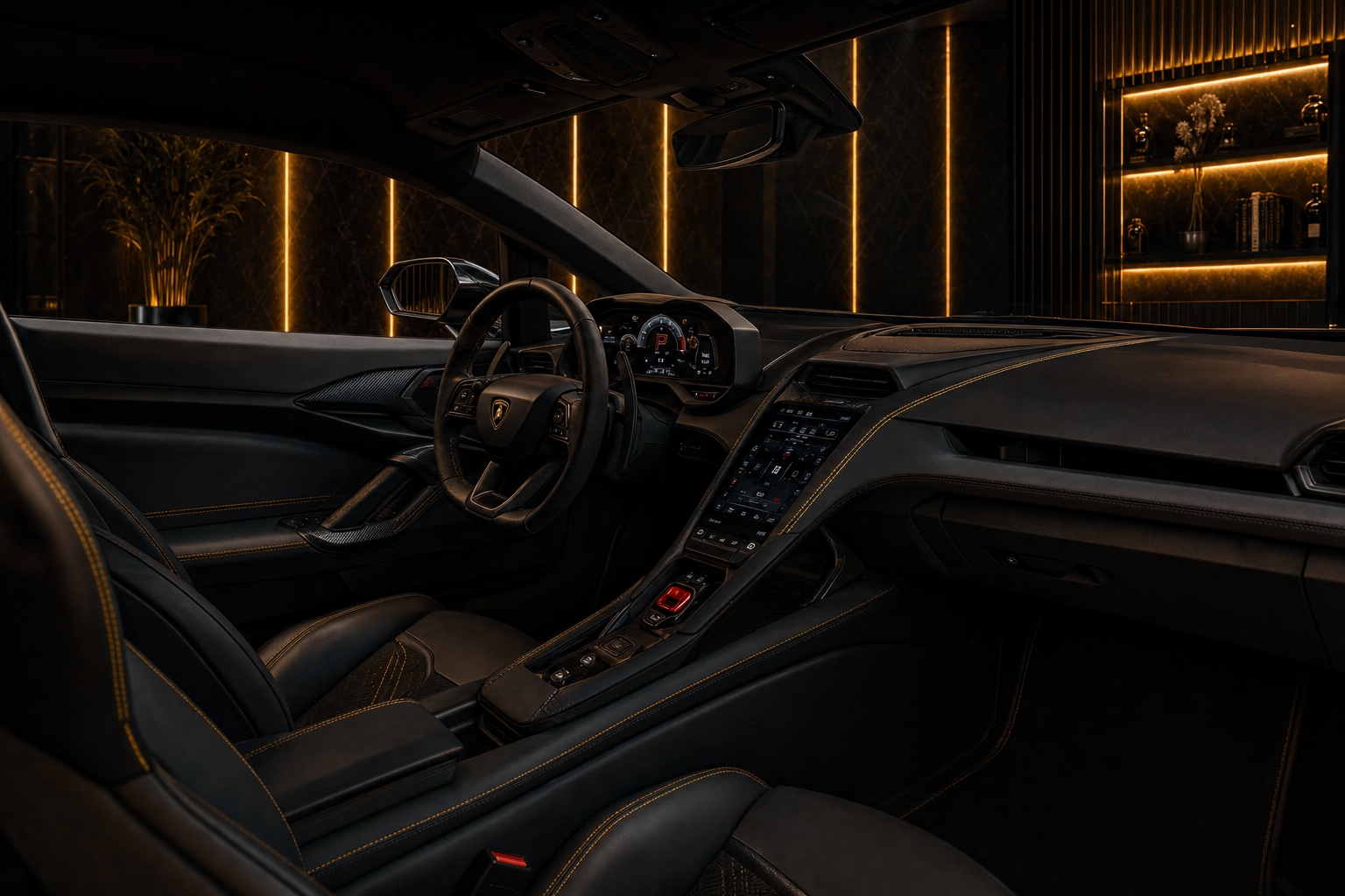 Lamborghini Temerario temerario interior cockpit