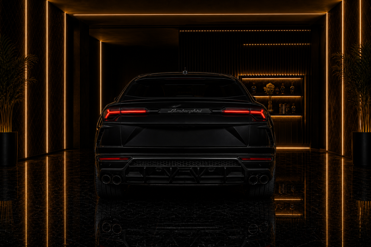 Lamborghini Urus urus angle rear