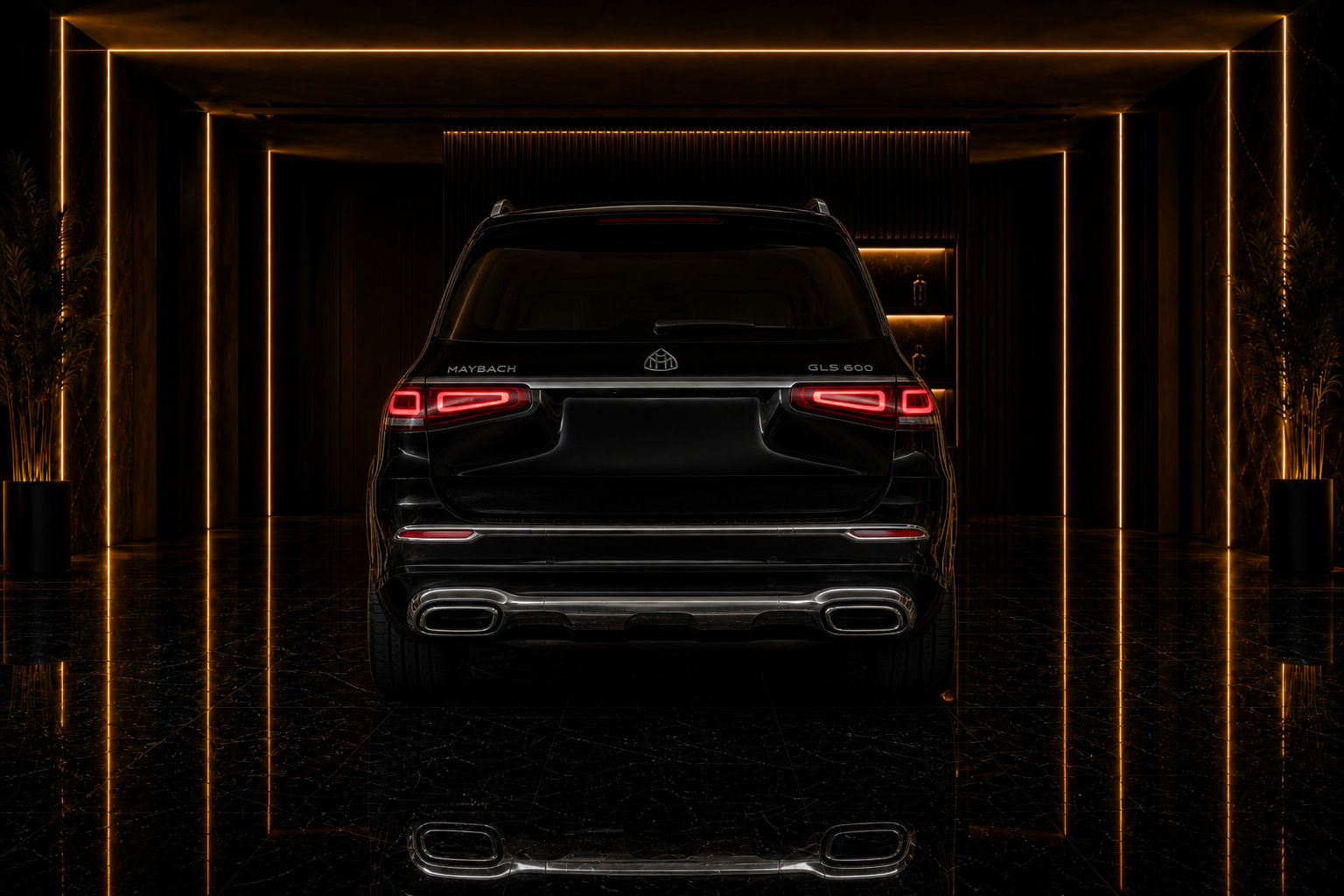 Maybach GLS 600 gls 600 angle rear