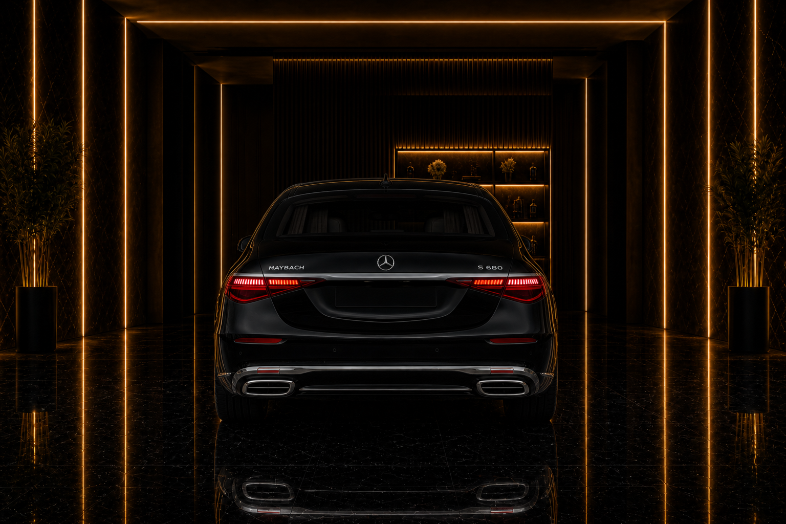 Maybach S680 s680 angle rear