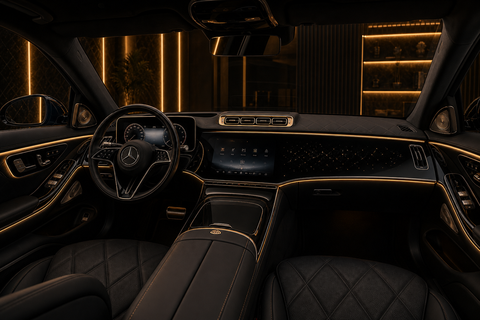 Maybach S680 s680 interior cockpit