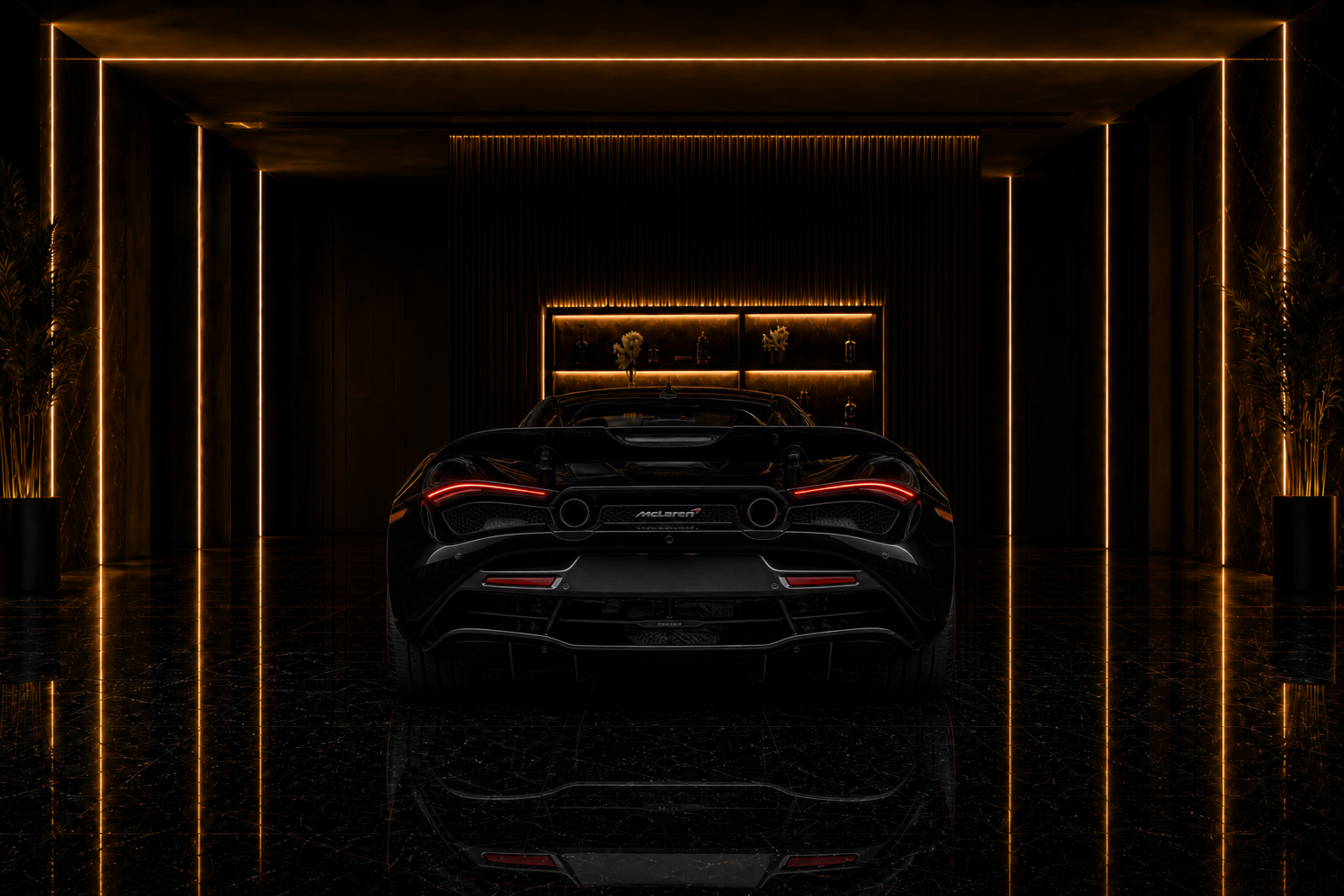 Mclaren 720s Spider 720s spider angle rear
