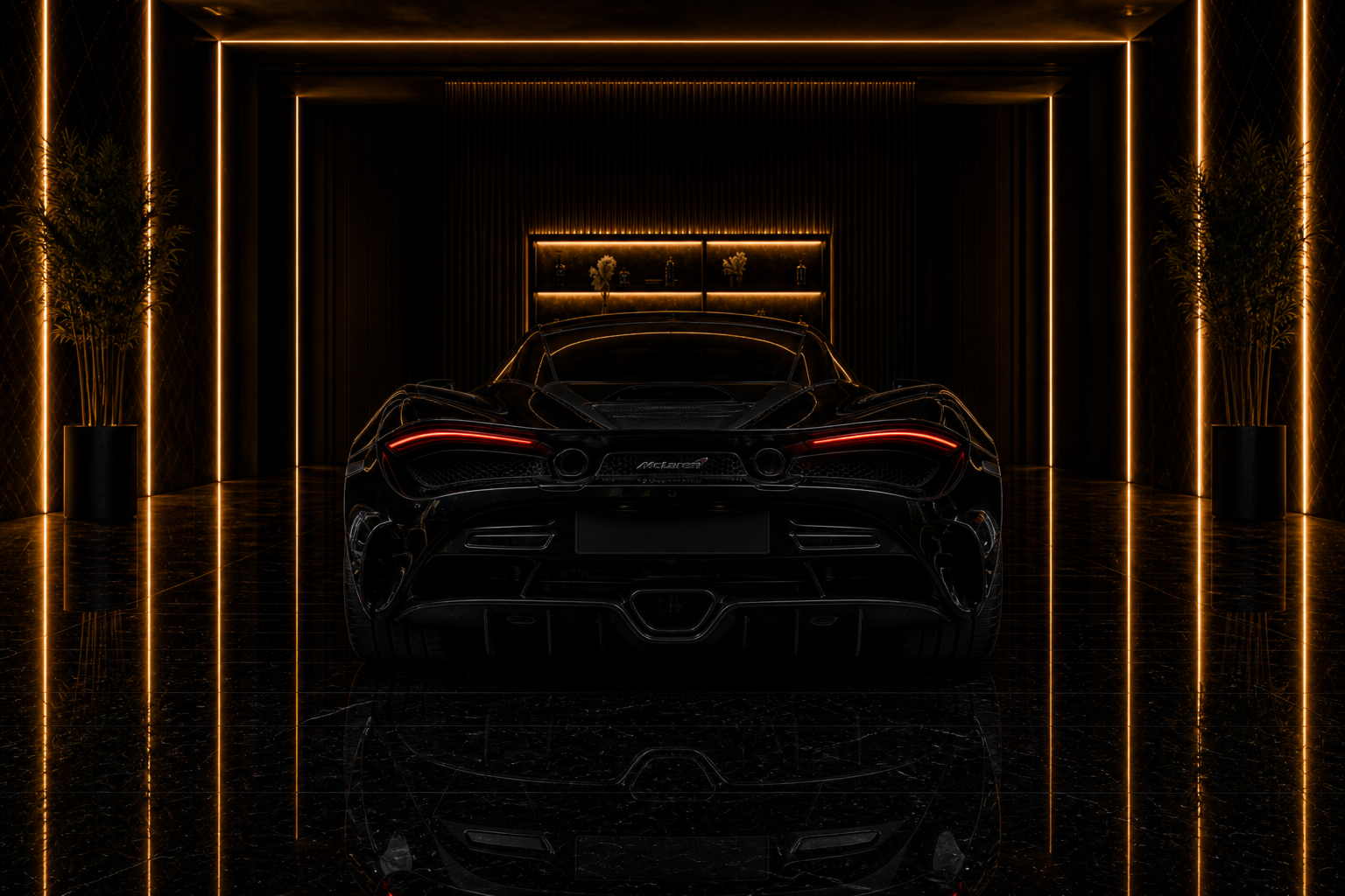 Mclaren 750s Coupe 750s coupe angle rear