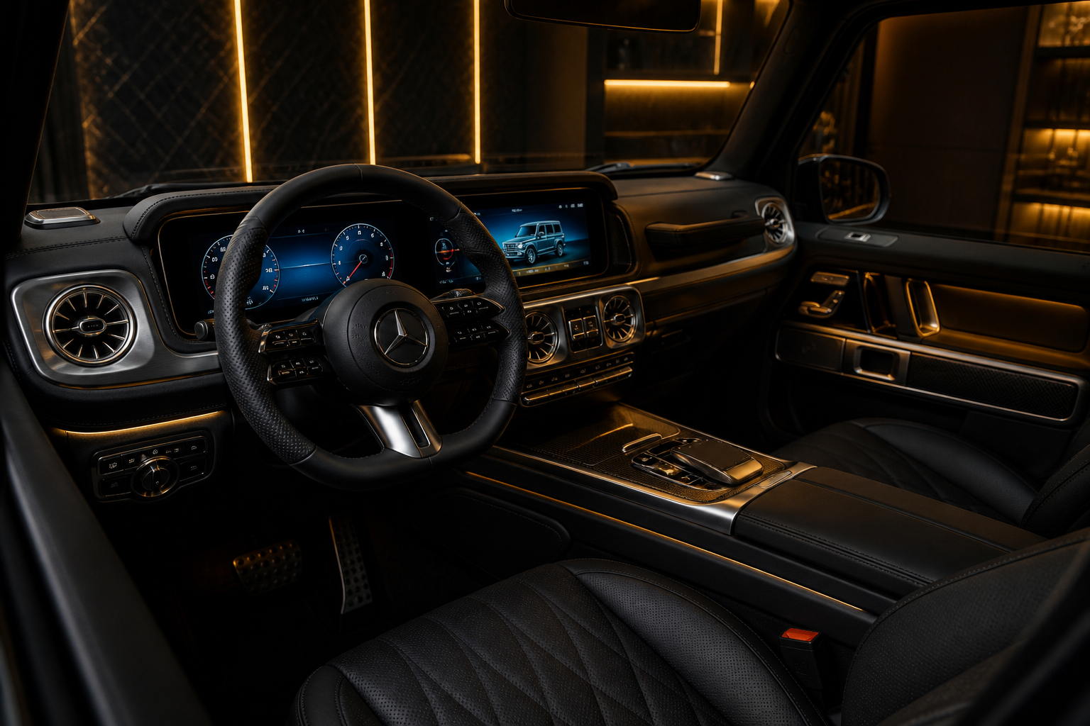 Mercedes-Benz G 580 EQ g 580 eq interior cockpit