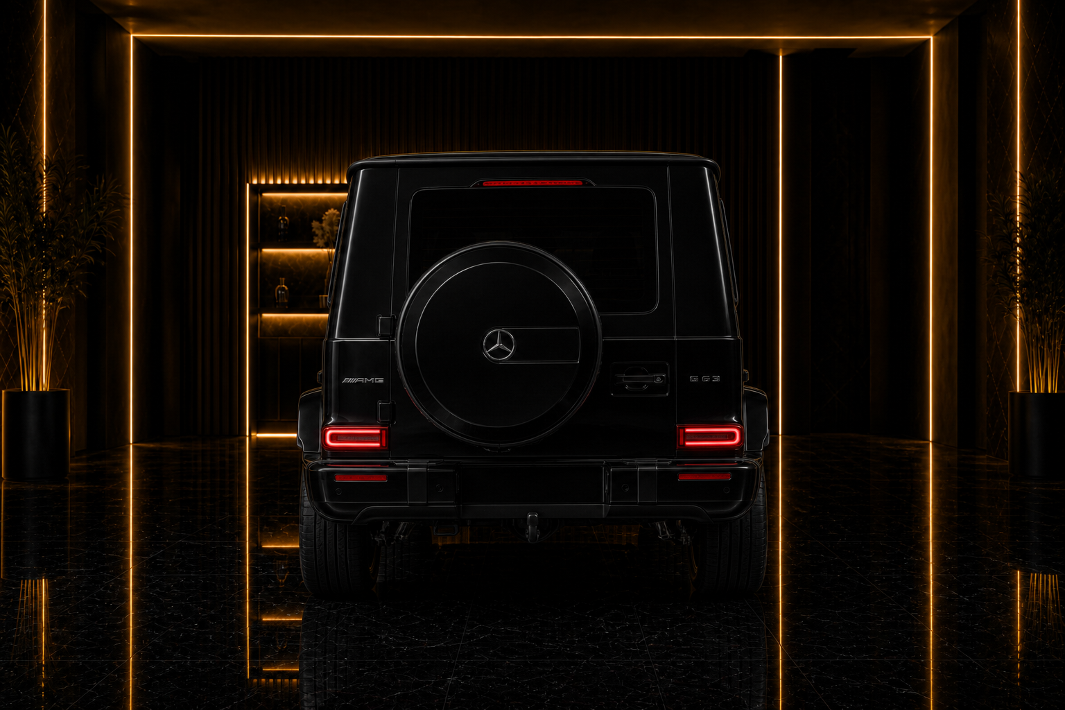 Mercedes-Benz G63 2025 Black g63 facelift angle rear
