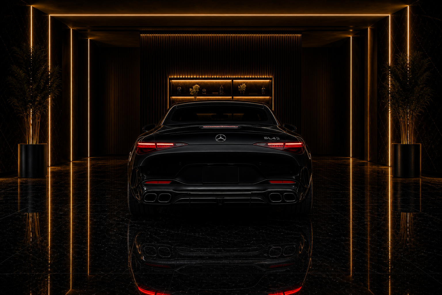 Mercedes-Benz Sl43 sl43 angle rear