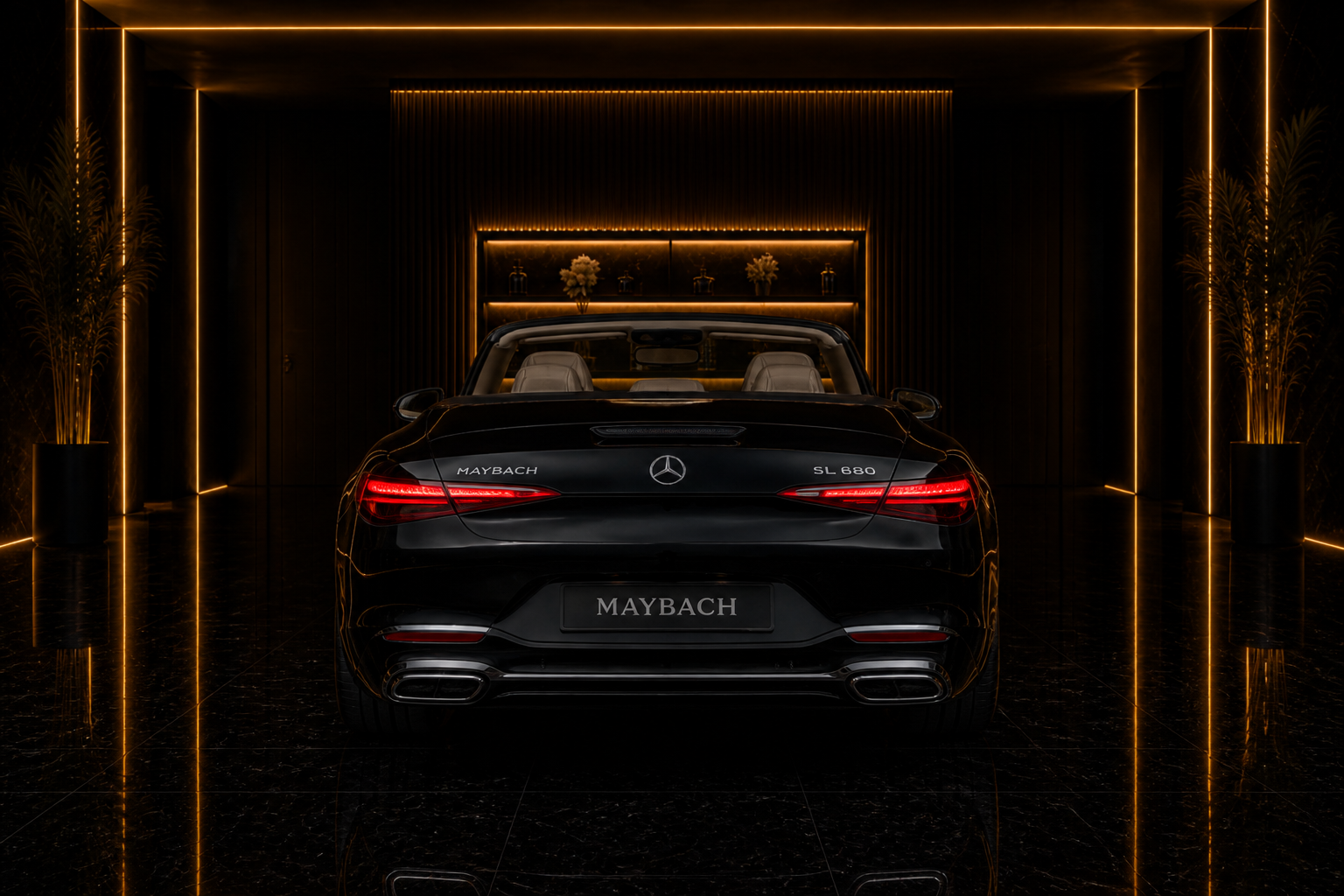 Mercedes-Benz Maybach SL 680 Monogram Series mercedes maybach sl 680 monogram series angle rear