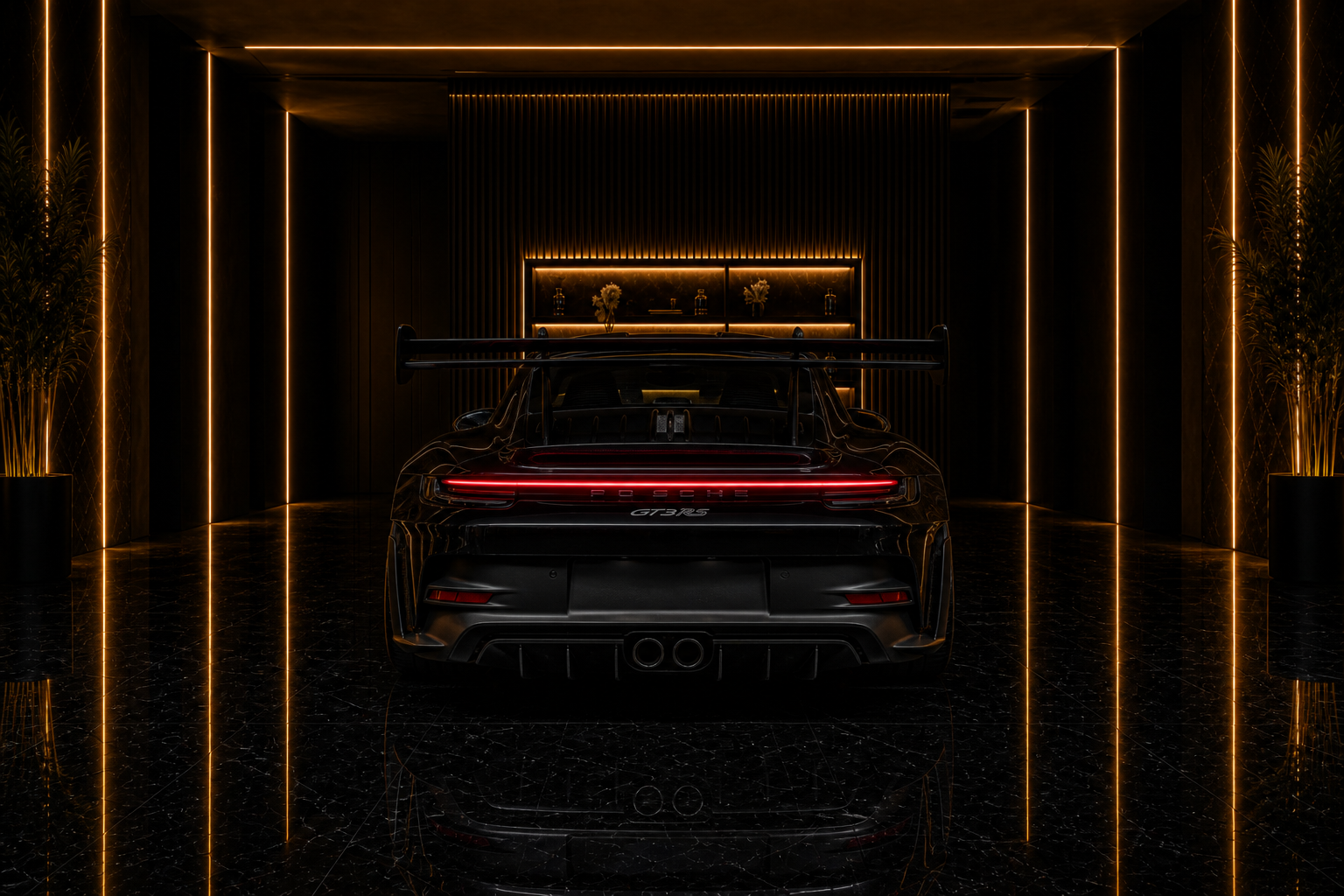 Porsche 911 GT3 RS 911 gt3 rs angle rear