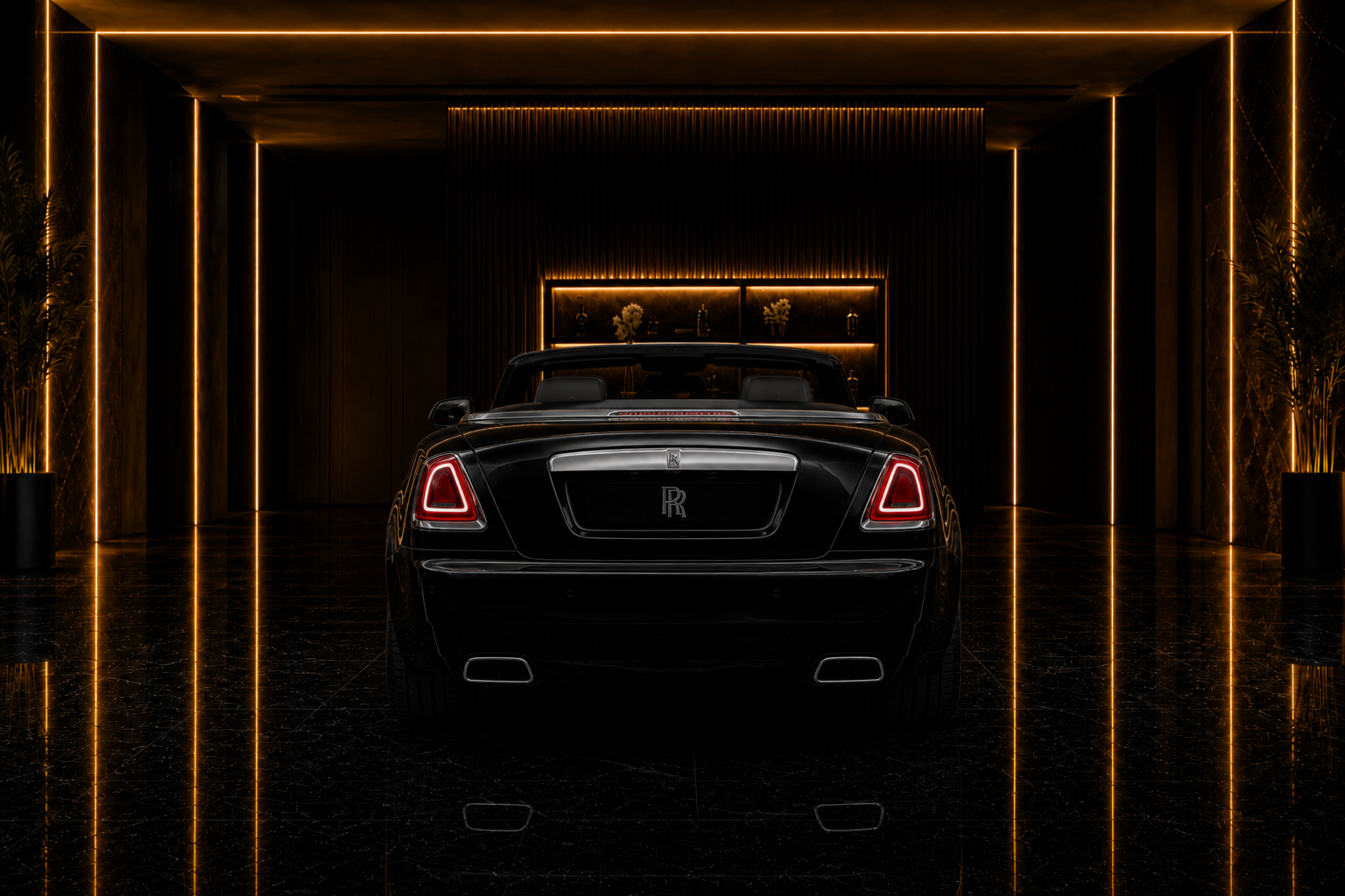 Rolls-Royce Dawn dawn angle rear