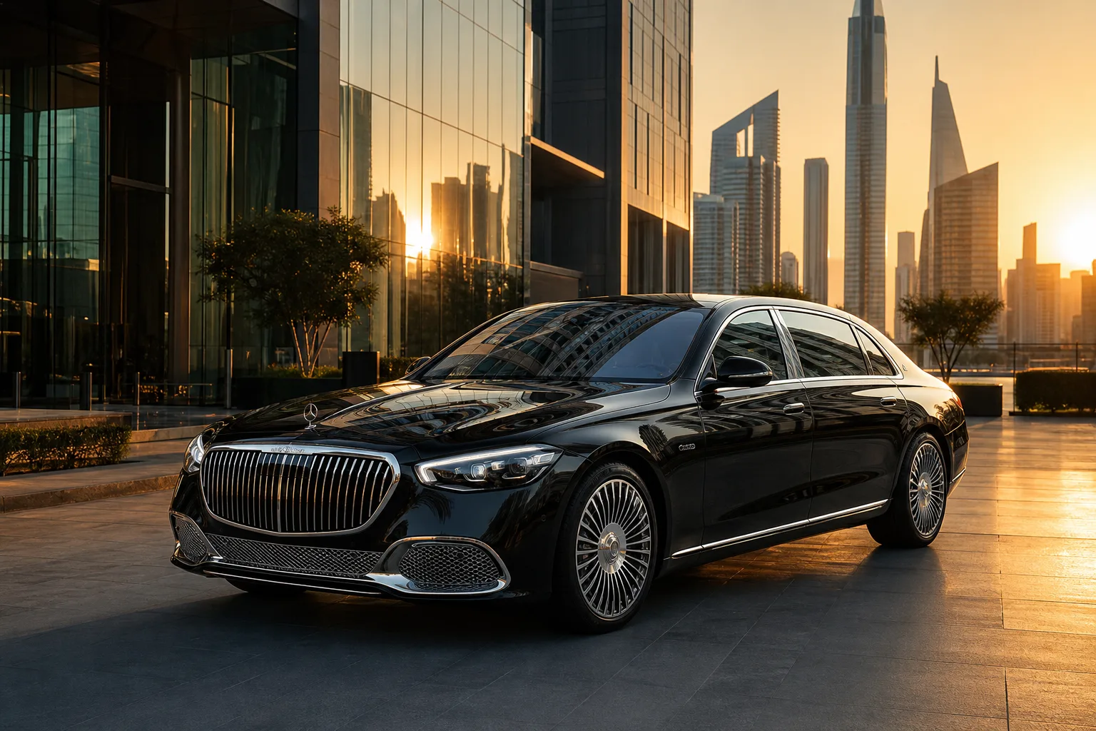 Mercedes-Maybach S680 luxury sedan rental Dubai hero