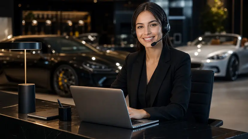 DreamRides concierge ready to answer luxury car rental questions