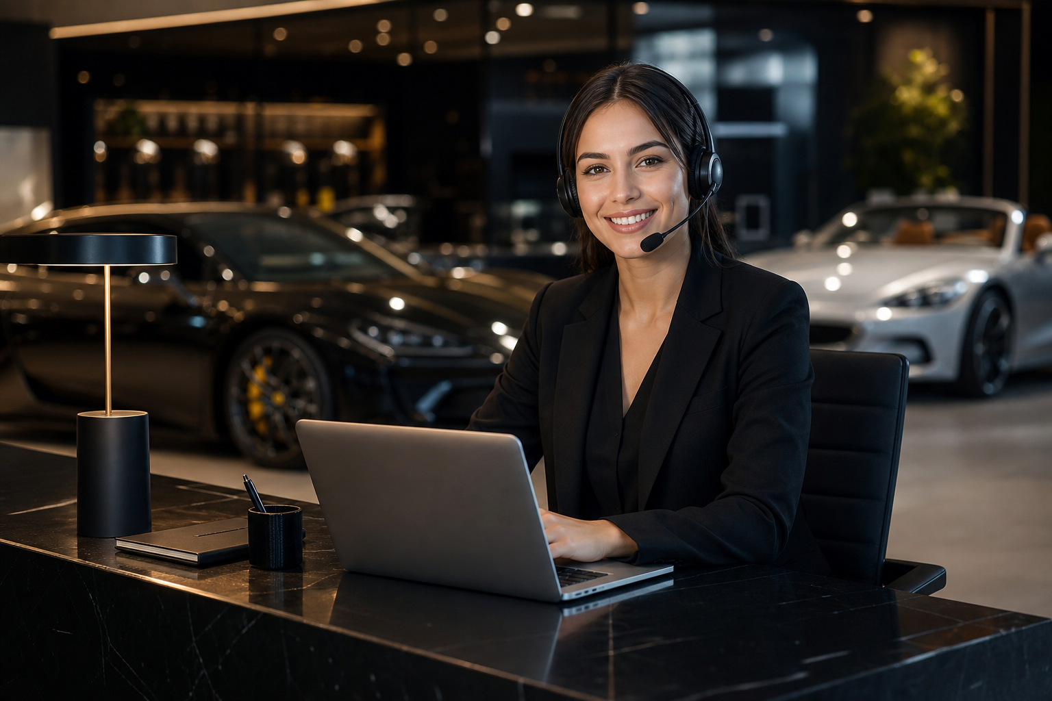 DreamRides concierge ready to answer luxury car rental questions